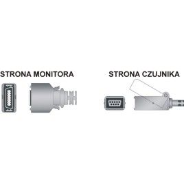 Adapter SPO2 wielokrotnego użytku - do Nellcor typu Nellcor Standard, odpowiedni do SCP-10, dł. 3.0 m.