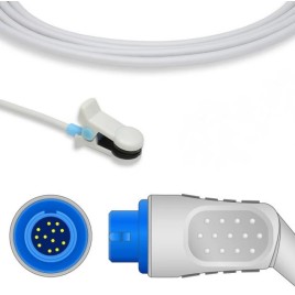 Czujnik SpO2 wielokrotnego użytku - klips na ucho dla dorosłych, typu COMEN w tech. Nellcor, 12 PIN, długość 3 m