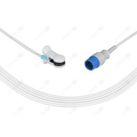 Czujnik SpO2 wielokrotnego użytku - klips na ucho, dla dorosłych, typu COMEN 12 PIN, długość 3M.