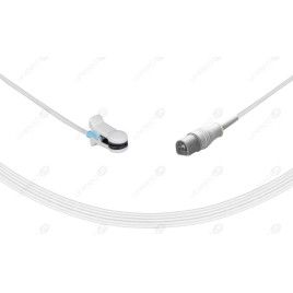 Czujnik SPO2 wielokrotnego użytku - klips na ucho, typu HP, Philips, tech. Masimo Rainbow, długość 3.0 m.