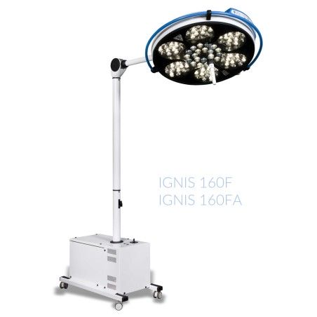 IGNIS 160F - Lampa operacyjna jednoramienna statywowa jednokopułowa