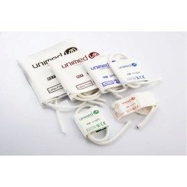 Disposable NIBP TPU Cuff with BP17 and BP18 Connectors, Double Tube, Large Adult 35,5-46cm, 5pcs/pack