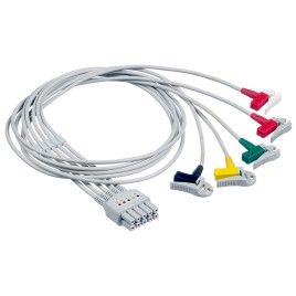 Odprowadzenia EKG Mindray (EL6802A) do 10-przewodowego kabla głównego, 5 odprowadzeń, klamra, dł. 0,8 m, oryginalne