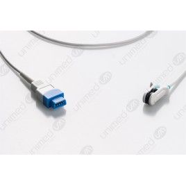 Czujnik SPO2 wielokrotnego użytku - klips na ucho, dla dorosłych, typu TruSignal, długość 1.1 m.