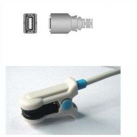 Czujnik SPO2 wielokrotnego użytku - klips na ucho, dla dorosłych, typu M tech M, długość 3 m.