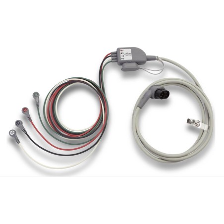 Kabel EKG, 10-odprowadzeniowy, do defibrylatorów ZOLL, zawiera: kabel główny 4-odprowadzeniowy i odłączany zestaw 6...
