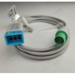 Wielorazowy kabel EKG - główny, 3 odpr, wtyk 10 pin, typu GE Hellige.
