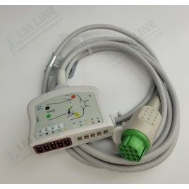 Wielorazowy kabel EKG - główny, 10 odpr, wtyk 12 pin, odpowiedni do M1099319