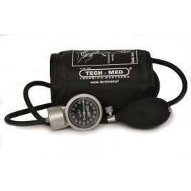 Ciśnieniomierz zegarowy TECH-MED TM-Z/S, metalowa obudowa, mankiet 22-32 cm