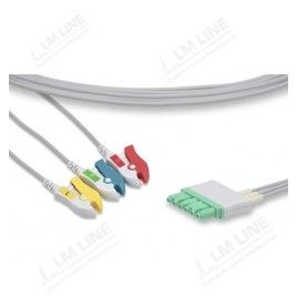 Wielorazowy kabel EKG - 3 odprowadzenia MonoLead, dł. 4.1m, oryginalny
