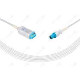 Wielorazowy kabel EKG - główny, 3 odpr, wtyk 7 pin, typu Draeger.