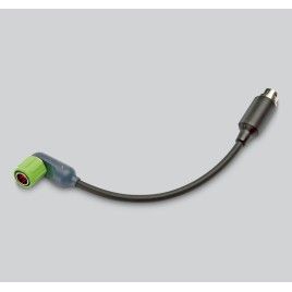 Zapasowy kabel zasilania z wtyczką zgiętą pod kątem prostym do Lifepak 15. Do zasilacza AC/DC