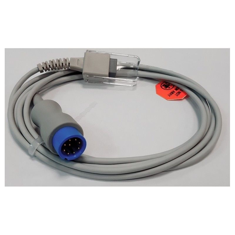 Adapter czujników SpO2 do kardiomonitorów BLT serii A/Q/V (wtyczka 12 pinów). Oryginalny produkt.