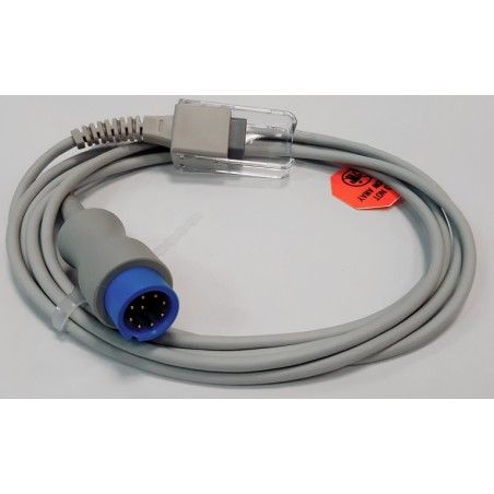 Adapter czujników SpO2 do kardiomonitorów BLT serii A/Q/V (wtyczka 12 pinów). Oryginalny produkt.