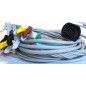 Kabel kompletny z 10 odprowadzeniami do ZOLL, klamra, IEC