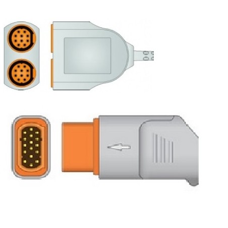 Kabel IBP konwerter na 2 kable do kardiomonitorów Siemens/Drager Infinity