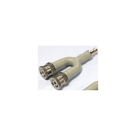 NIBP Y adapter between WellchAllyn monitor and single air hose NIBP cuff