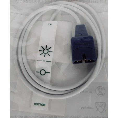 Nellcor OxiMax Compatibile Disposable SpO2 Sensor, pediatric, Non-adhesive, shape - C