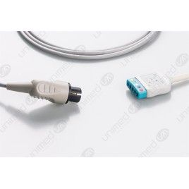 Reusable ECG Trunk Cable, 5 Leads, 6 Pin Plug, Type AAMI