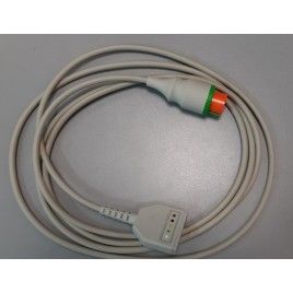 Kabel główny EKG do kardiomonitora Emtel FX3000 na 5 odprowadzeń DIN, oryginalny