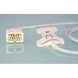 Nellcor Disposable SpO2 Sensor, pediatric, Adhesive Textile, 0,9 m