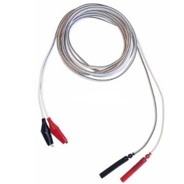 Jednorazowy kabel przedłużający do analizatorów rytmu serca, bipolarny, wtyczka 2 mm, dł. 2,0m, sterylny, 10 szt./op.