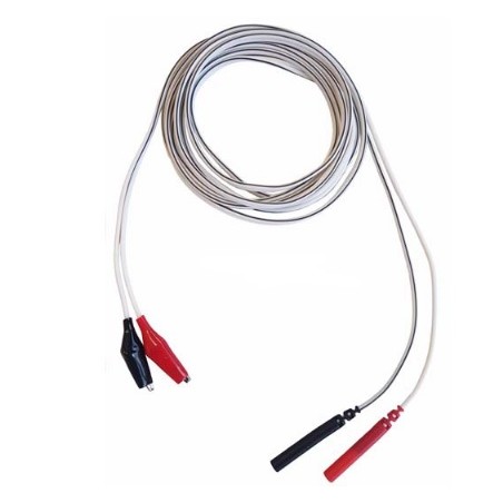 Jednorazowy kabel przedłużający do analizatorów rytmu serca, bipolarny, wtyczka 2 mm, dł. 2,0m, sterylny, 10 szt./op.