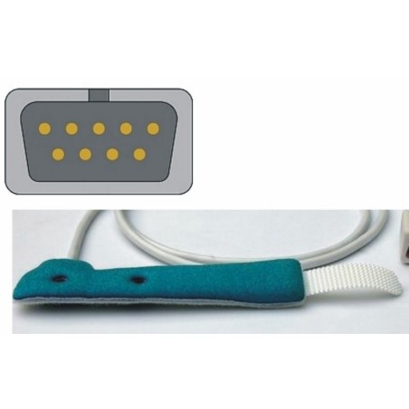 Nellcor Compatibile Disposable SpO2 Sensor, neonte, Adult, Non-adhesive