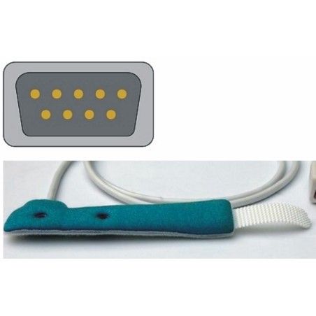 BCI Compatibile Disposable SpO2 Sensor, neonte, Adult, Non-adhesive
