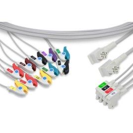 Philips Compatible ECG Lead Wire - IEC, Grabber End