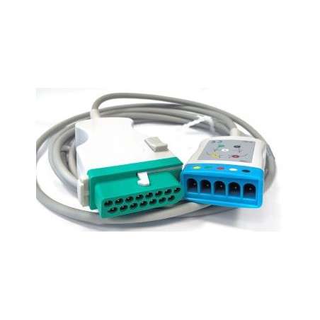 Kabel główny EKG na 5 odprowadzeń typu VS, typu Fukuda Danshi DSL8001