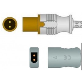 Kabel do kardiomonitorów Philips i jednorazowych czujników temperatury serii 400 (GE Healthcare), dł. 3,0 m