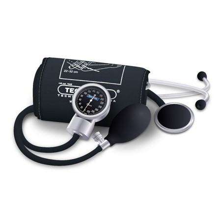 Ciśnieniomierz zegarowy ze stetoskopem TECH-MED TM-Z/S, metalowa obudowa, mankiet 22-32 cm