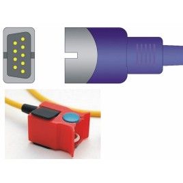 Reusable SPO2 Sensor, type Nellcor Oximax, Pediatric Finger Clip, 1.1m