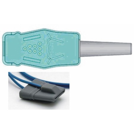 Reusable SPO2 Sensor, type Oxy Tip+, Pediatric Soft, 1.1m