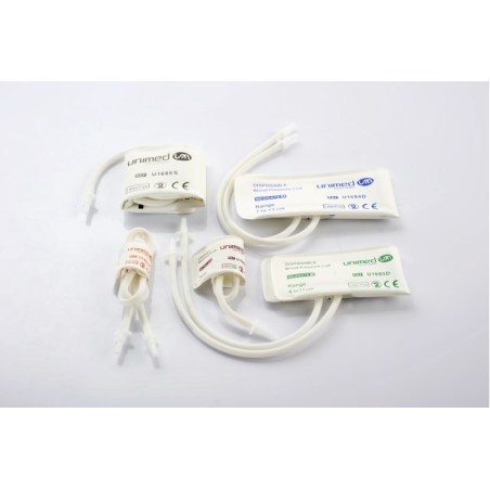 Disposable NIBP TPU Cuff with BP51 Connectors, Double Tube, Neonate 4-8cm