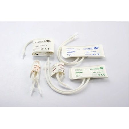 Disposable NIBP TPU Cuff with BP12 Connector, Single Tube, Neonate 6-11cm, 10pcs/pack