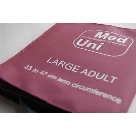 Reusable NIBP Cuff for Adults, Large, Long, 1-wire, Circumference: 35.5-46 cm, Length: 80.8 cm, Width: 16.8 cm,...