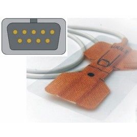Nellcor Compatibile Disposable SpO2 Sensor, Adhesive Textile, Adult